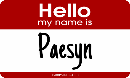 Hello my name is Paesyn png download