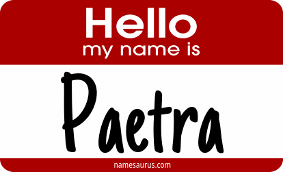 Hello my name is Paetra png download