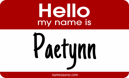 Hello my name is Paetynn png download