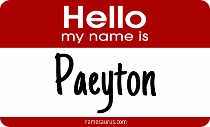 Hello my name is Paeyton png download