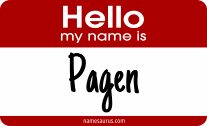 Hello my name is Pagen png download