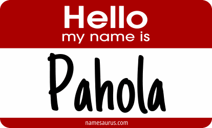 Hello my name is Pahola png download