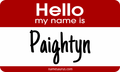 Hello my name is Paightyn png download