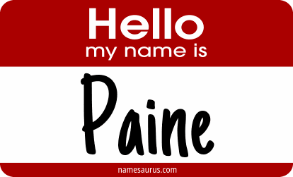 Hello my name is Paine png download