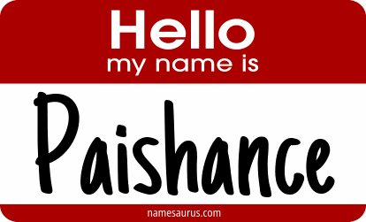 Hello my name is Paishance png download