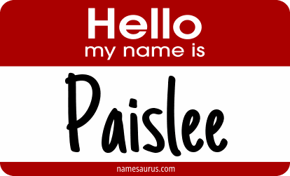 Hello my name is Paislee png download