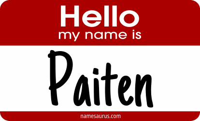 Hello my name is Paiten png download