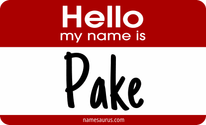 Hello my name is Pake png download