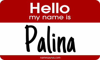 Hello my name is Palina png download