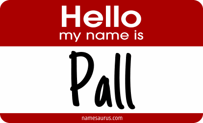 Hello my name is Pall png download