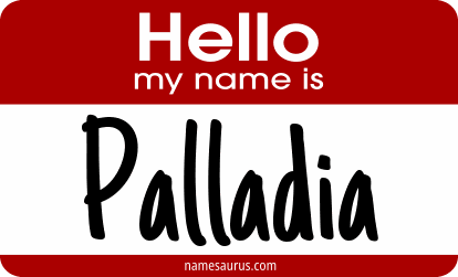 Hello my name is Palladia png download