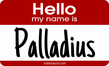 Hello my name is Palladius png download