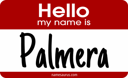 Hello my name is Palmera png download
