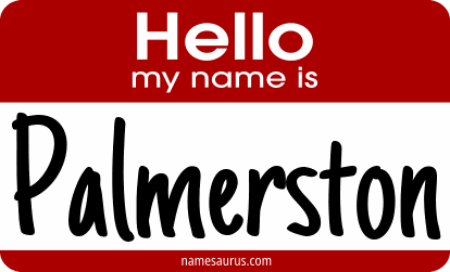 Hello my name is Palmerston png download