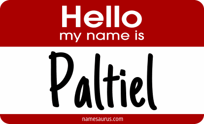 Hello my name is Paltiel png download