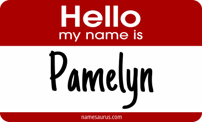 Hello my name is Pamelyn png download