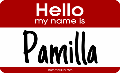 Hello my name is Pamilla png download