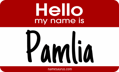 Hello my name is Pamlia png download