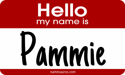 Hello my name is Pammie png download