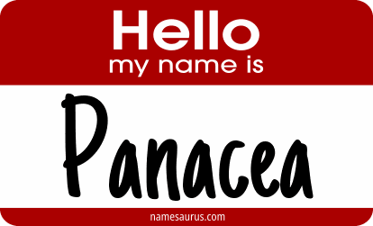 Hello my name is Panacea png download