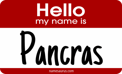 Hello my name is Pancras png download