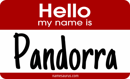 Hello my name is Pandorra png download