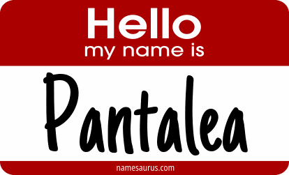 Hello my name is Pantalea png download