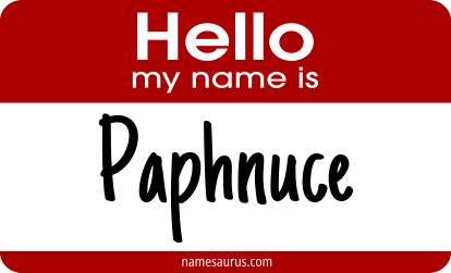 Hello my name is Paphnuce png download