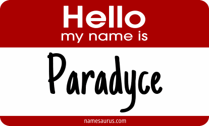 Hello my name is Paradyce png download