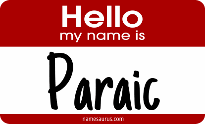 Hello my name is Paraic png download