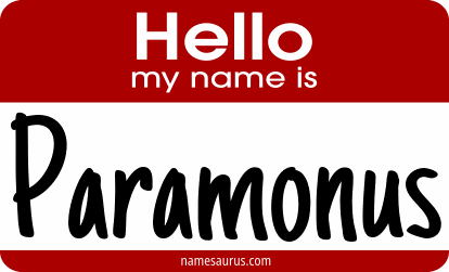 Hello my name is Paramonus png download