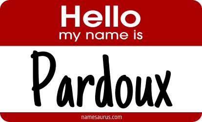 Hello my name is Pardoux png download