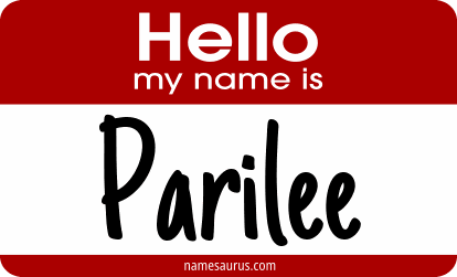 Hello my name is Parilee png download