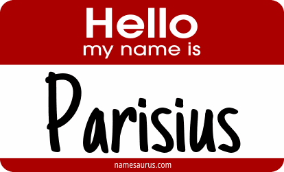 Hello my name is Parisius png download