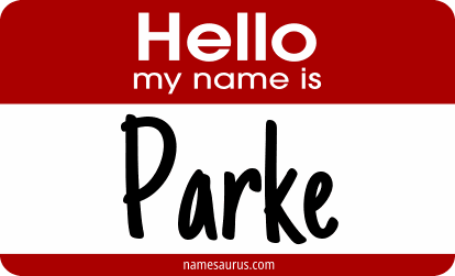 Hello my name is Parke png download