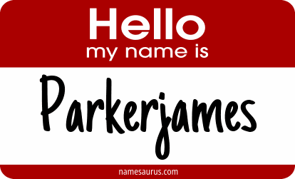 Hello my name is Parkerjames png download