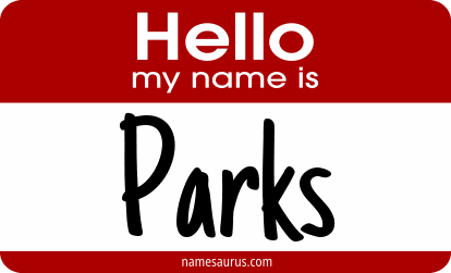 Hello my name is Parks png download