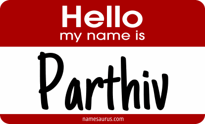 Hello my name is Parthiv png download