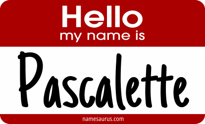 Hello my name is Pascalette png download