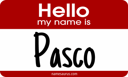 Hello my name is Pasco png download