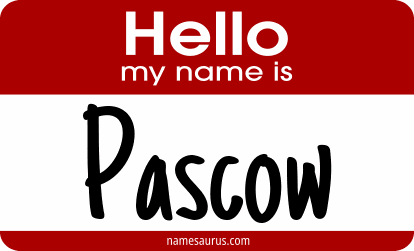 Hello my name is Pascow png download