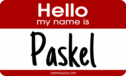 Hello my name is Paskel png download