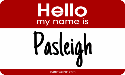 Hello my name is Pasleigh png download