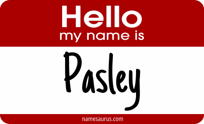 Hello my name is Pasley png download