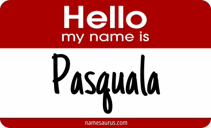 Hello my name is Pasquala png download
