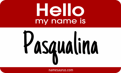 Hello my name is Pasqualina png download
