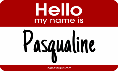Hello my name is Pasqualine png download