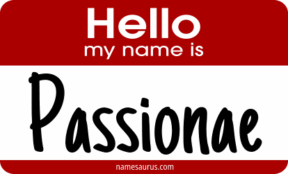 Hello my name is Passionae png download
