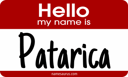 Hello my name is Patarica png download