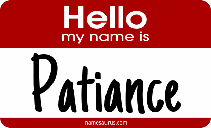 Hello my name is Patiance png download